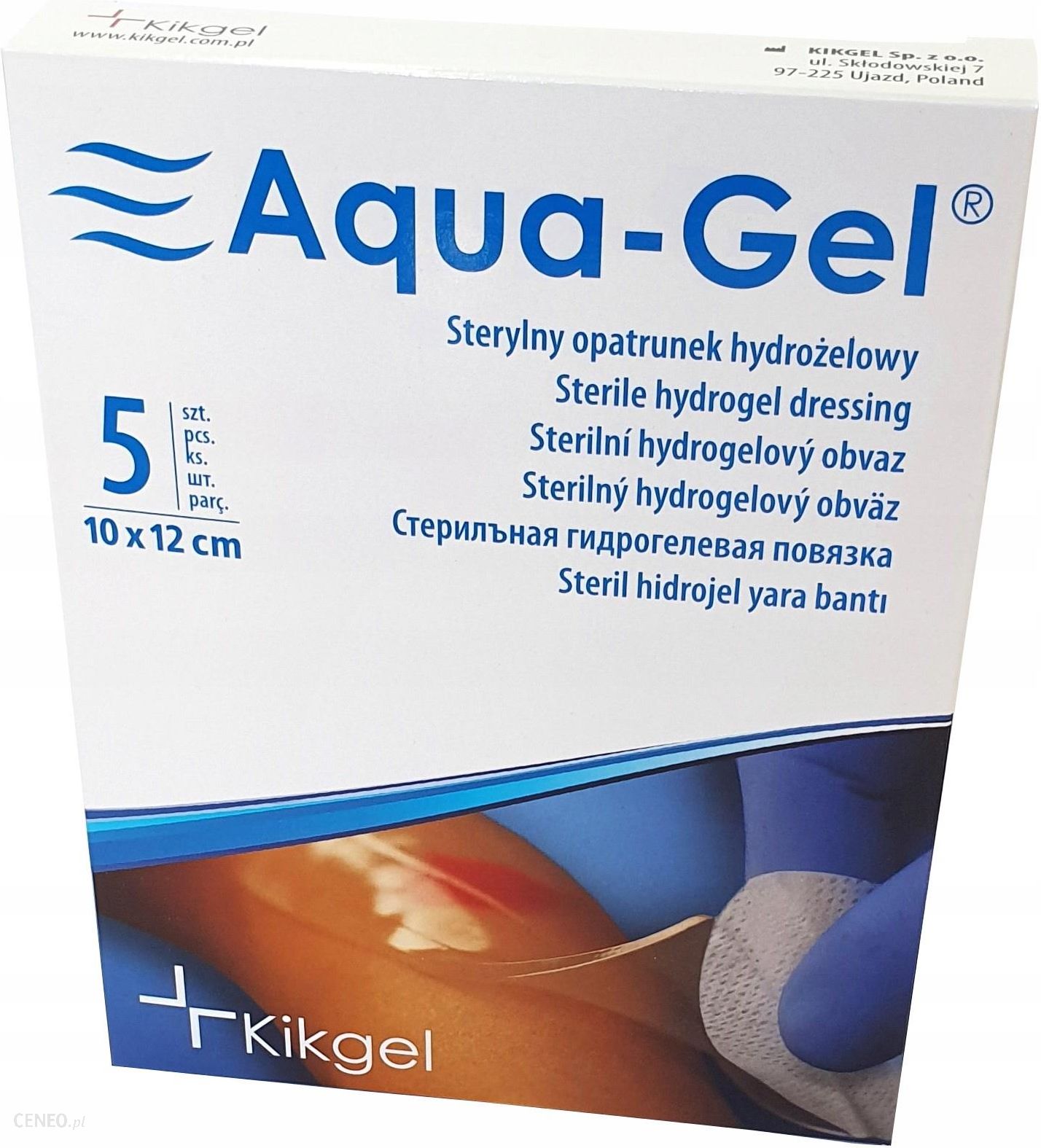 Aqua Gel opatrunek hydrożelowy 10x12cm 1 szt.