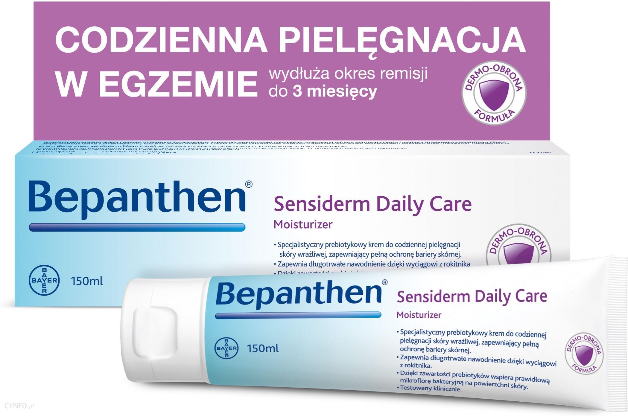 Bepanthen Sensiderm Daily Care Krem Prebiotykowy Do Skóry Wrażliwej 150ml
