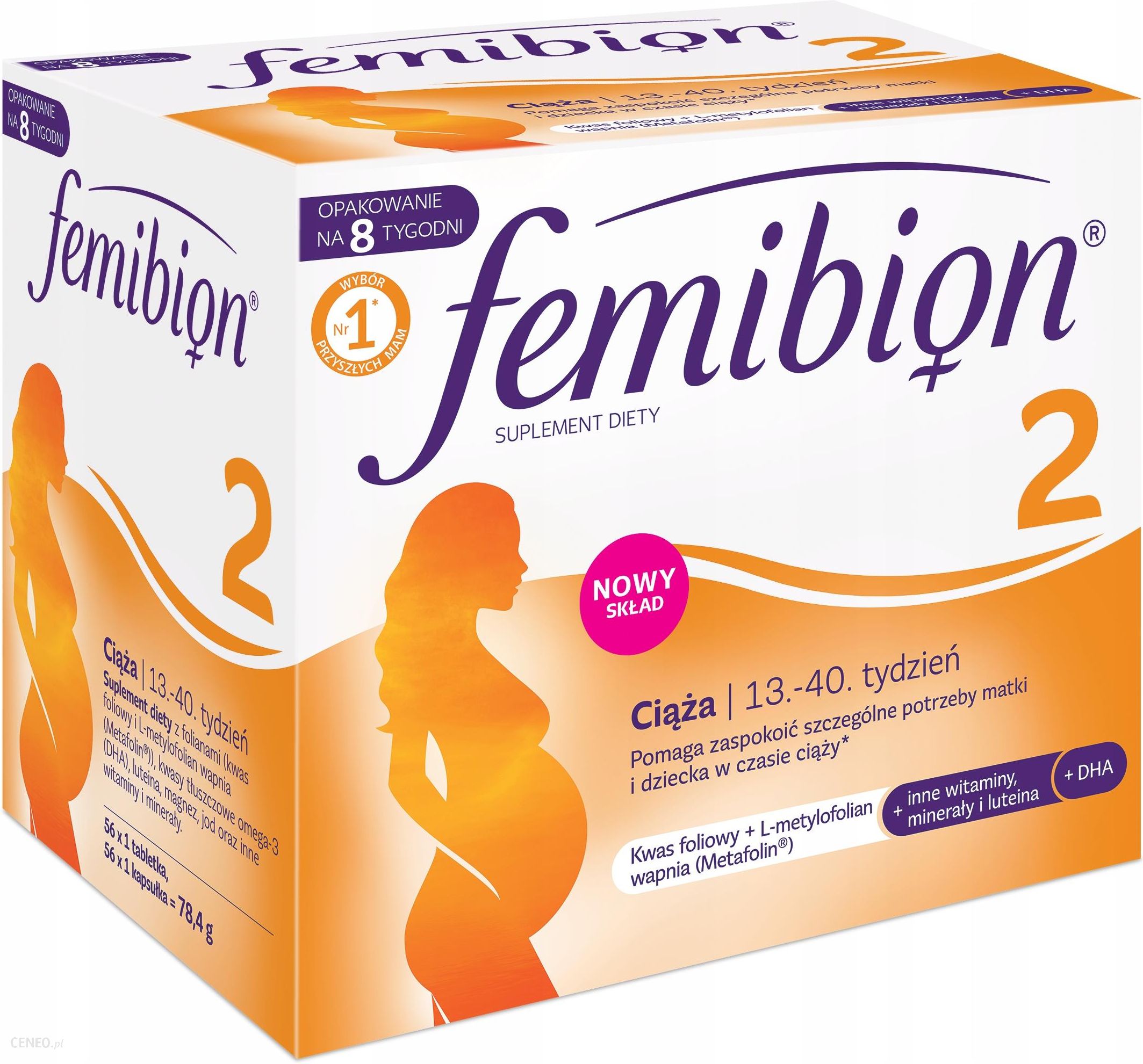 Femibion 2 Ciąża 56 tabl + 56 kaps